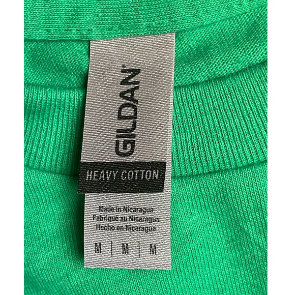 Merry and Bright Christmas Tee Unisex Small Green with Gingerbread‎ man graphic - Picture 4 of 5